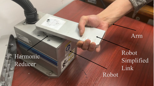 Fig. 13. Friction compensation experimental device