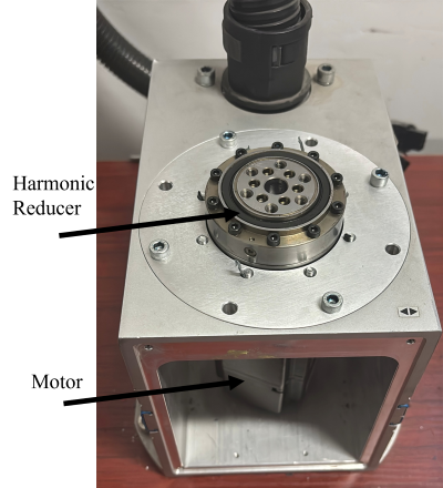 Fig. 9. Friction identification experimental setup